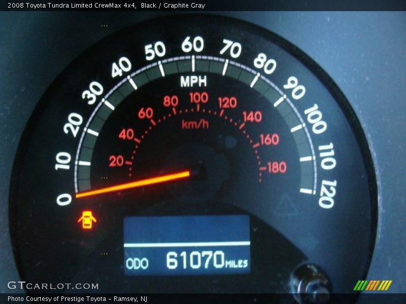 Black / Graphite Gray 2008 Toyota Tundra Limited CrewMax 4x4