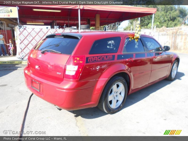 Inferno Red Crystal Pearl / Dark Slate Gray/Light Graystone 2005 Dodge Magnum SXT