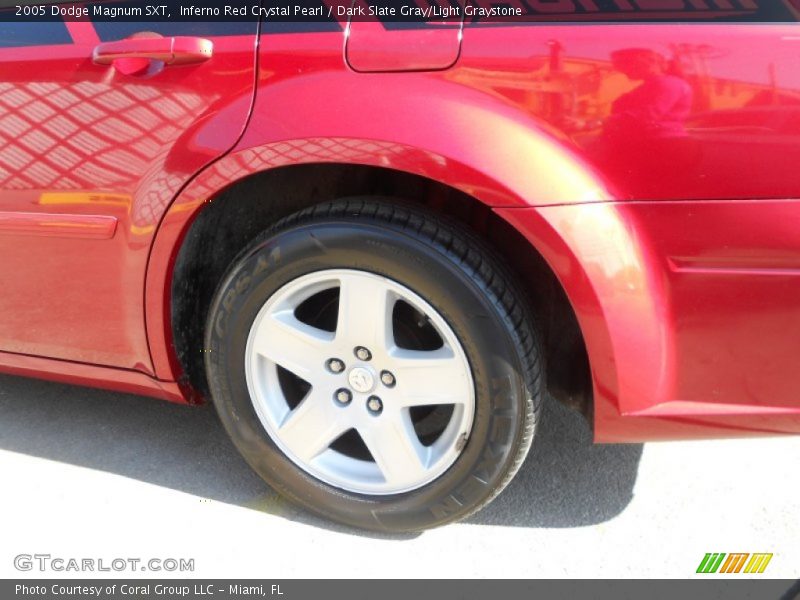 Inferno Red Crystal Pearl / Dark Slate Gray/Light Graystone 2005 Dodge Magnum SXT