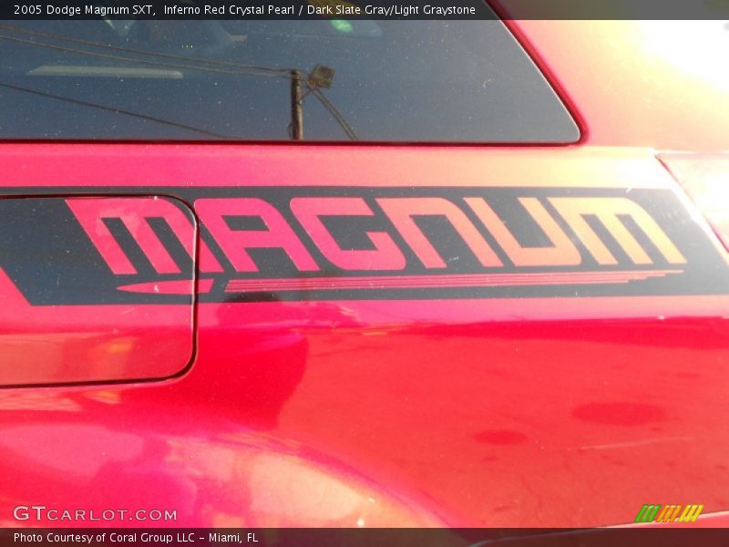 Inferno Red Crystal Pearl / Dark Slate Gray/Light Graystone 2005 Dodge Magnum SXT