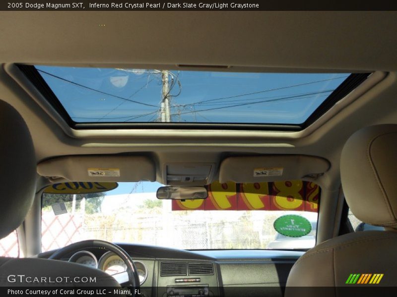 Inferno Red Crystal Pearl / Dark Slate Gray/Light Graystone 2005 Dodge Magnum SXT