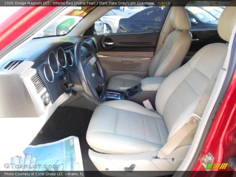 Inferno Red Crystal Pearl / Dark Slate Gray/Light Graystone 2005 Dodge Magnum SXT