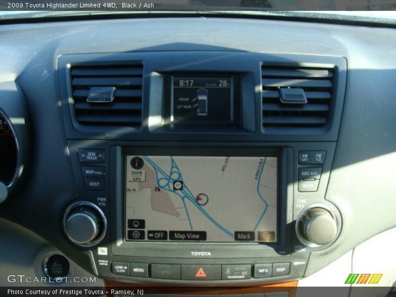 Black / Ash 2009 Toyota Highlander Limited 4WD
