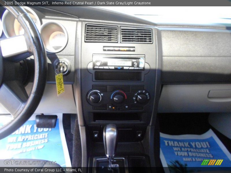 Inferno Red Crystal Pearl / Dark Slate Gray/Light Graystone 2005 Dodge Magnum SXT