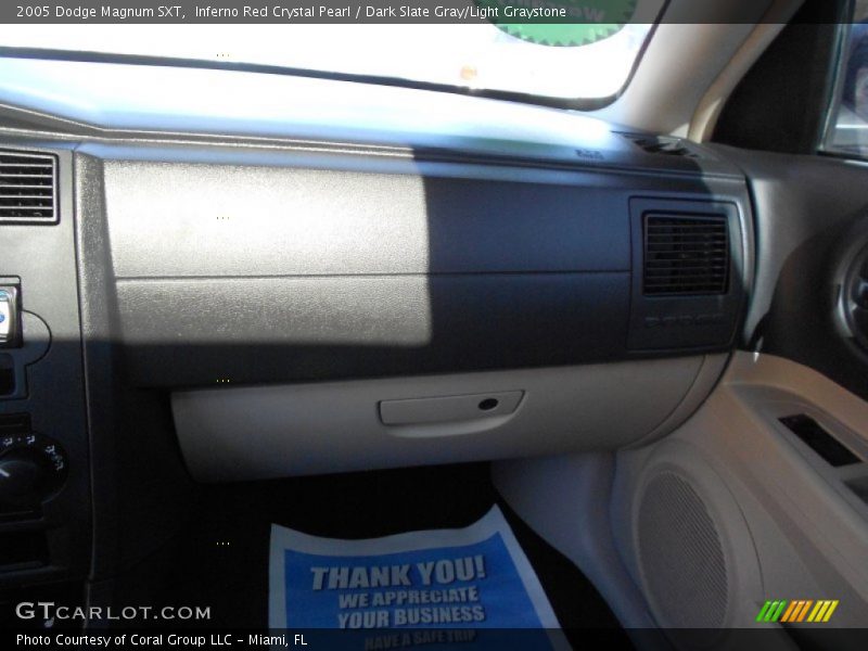 Inferno Red Crystal Pearl / Dark Slate Gray/Light Graystone 2005 Dodge Magnum SXT