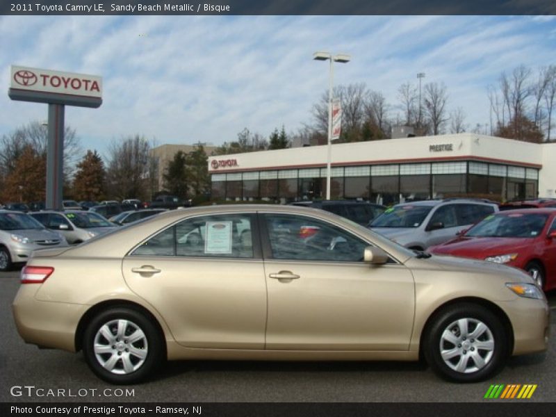 Sandy Beach Metallic / Bisque 2011 Toyota Camry LE