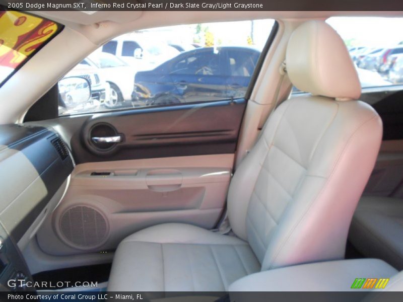Inferno Red Crystal Pearl / Dark Slate Gray/Light Graystone 2005 Dodge Magnum SXT