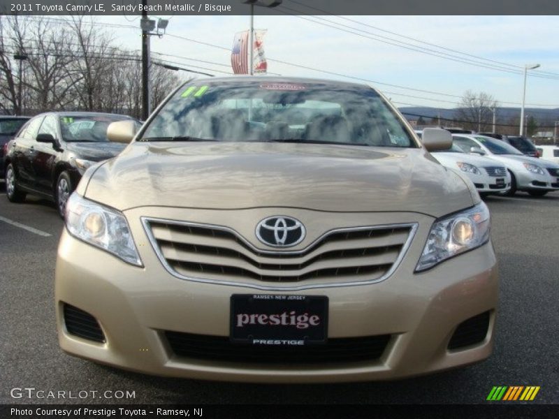 Sandy Beach Metallic / Bisque 2011 Toyota Camry LE