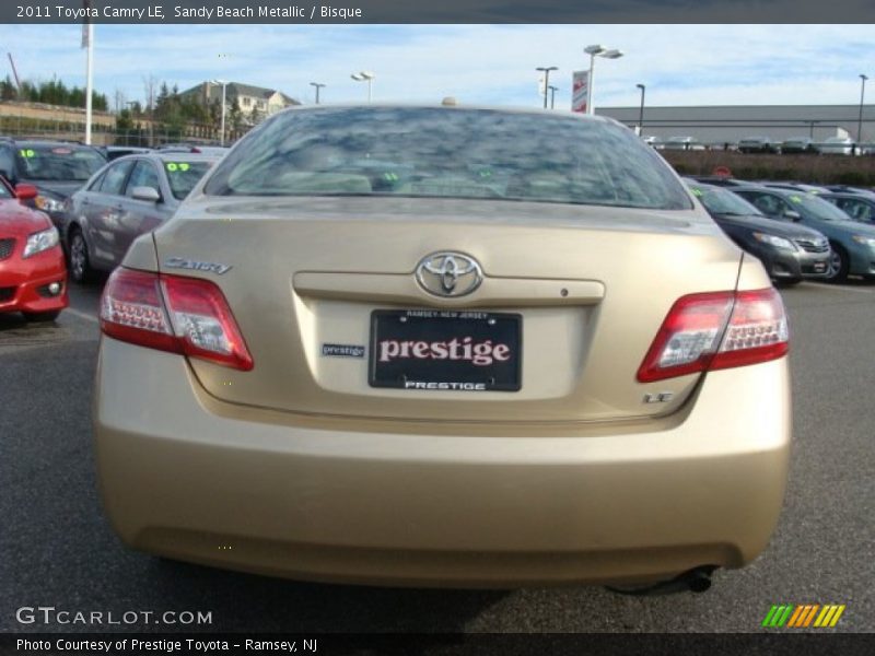 Sandy Beach Metallic / Bisque 2011 Toyota Camry LE