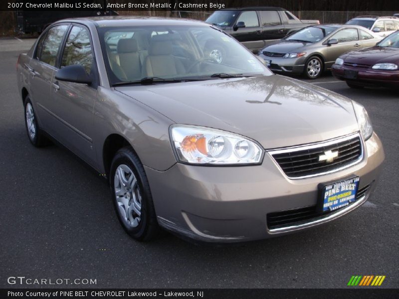 Amber Bronze Metallic / Cashmere Beige 2007 Chevrolet Malibu LS Sedan