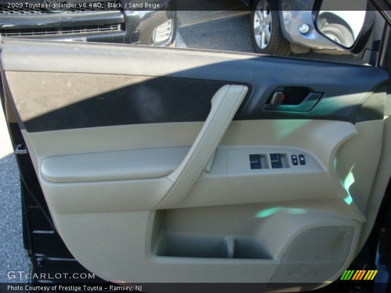 Black / Sand Beige 2009 Toyota Highlander V6 4WD