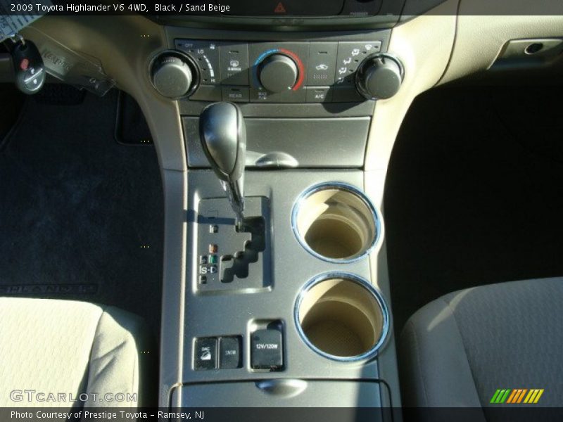 Black / Sand Beige 2009 Toyota Highlander V6 4WD