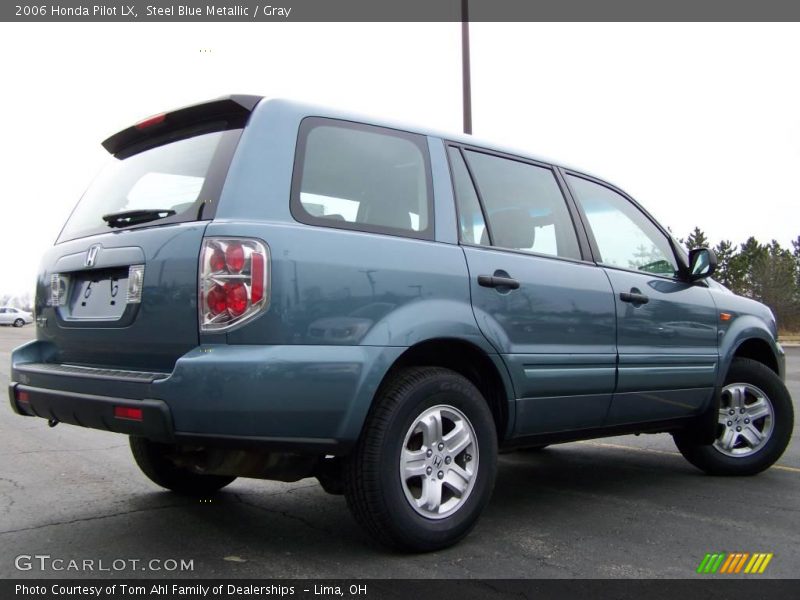 Steel Blue Metallic / Gray 2006 Honda Pilot LX