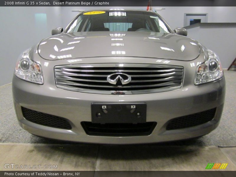 Desert Platinum Beige / Graphite 2008 Infiniti G 35 x Sedan