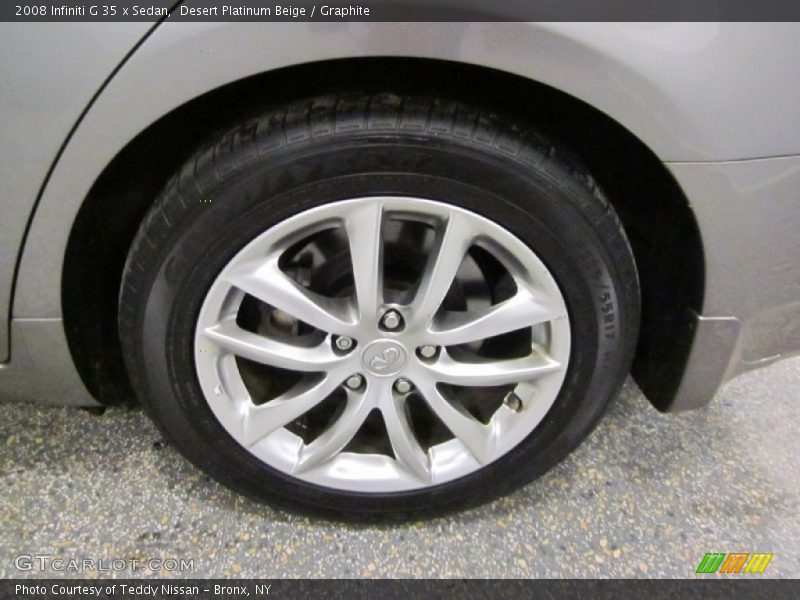 Desert Platinum Beige / Graphite 2008 Infiniti G 35 x Sedan