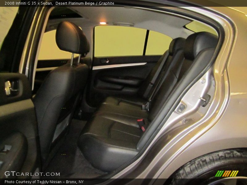 Desert Platinum Beige / Graphite 2008 Infiniti G 35 x Sedan