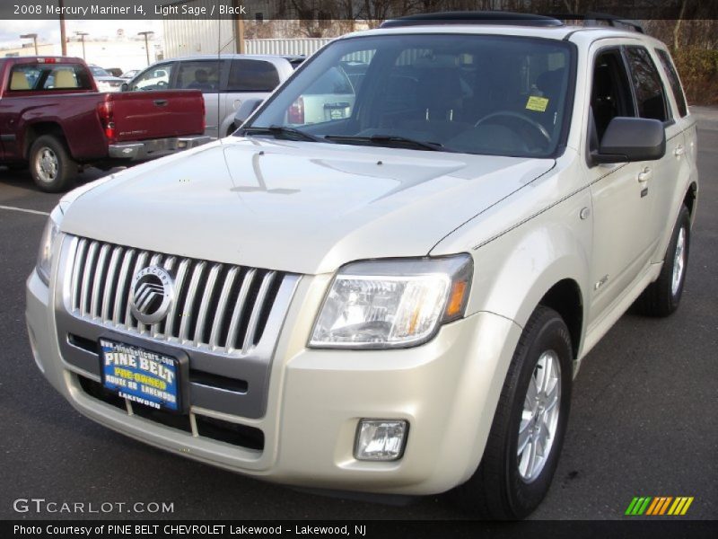 Light Sage / Black 2008 Mercury Mariner I4