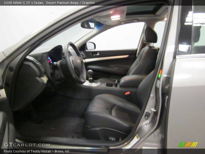 Desert Platinum Beige / Graphite 2008 Infiniti G 35 x Sedan
