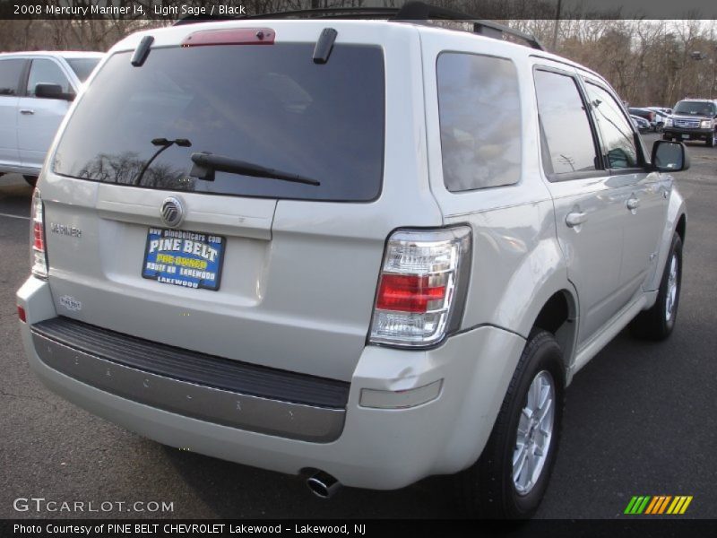 Light Sage / Black 2008 Mercury Mariner I4