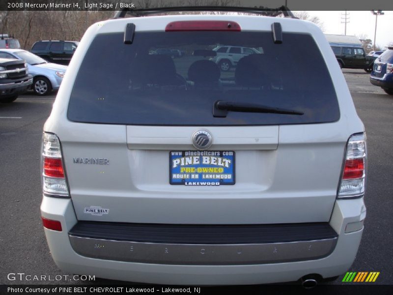 Light Sage / Black 2008 Mercury Mariner I4