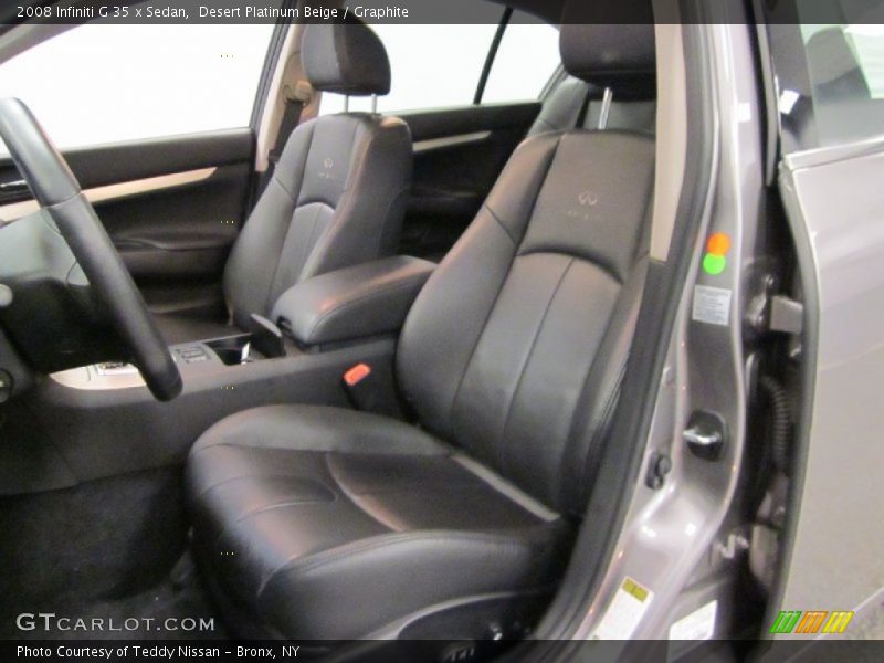 Desert Platinum Beige / Graphite 2008 Infiniti G 35 x Sedan