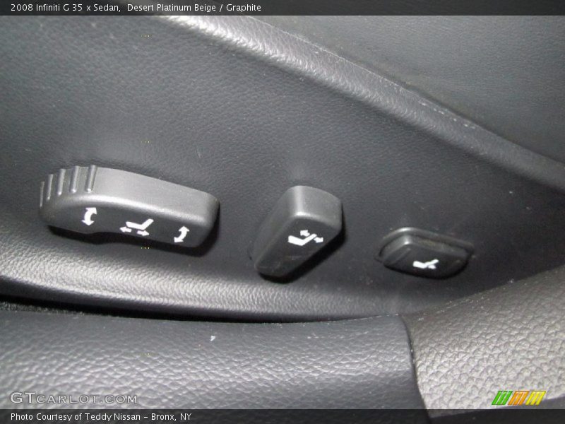 Desert Platinum Beige / Graphite 2008 Infiniti G 35 x Sedan