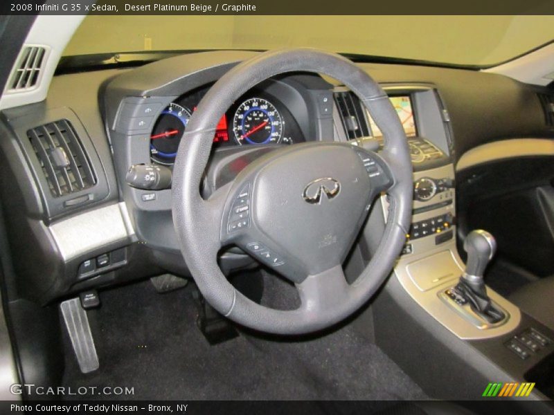 Desert Platinum Beige / Graphite 2008 Infiniti G 35 x Sedan
