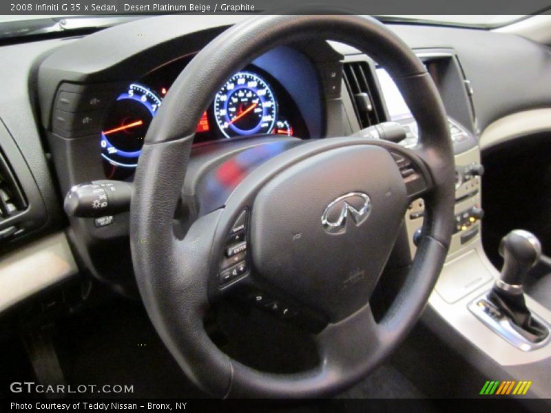 Desert Platinum Beige / Graphite 2008 Infiniti G 35 x Sedan