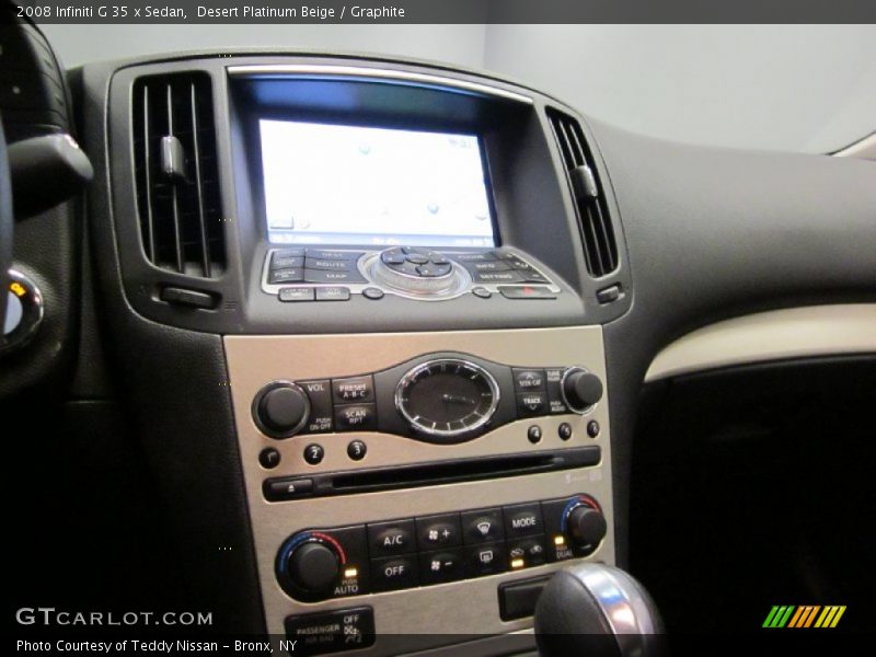 Desert Platinum Beige / Graphite 2008 Infiniti G 35 x Sedan