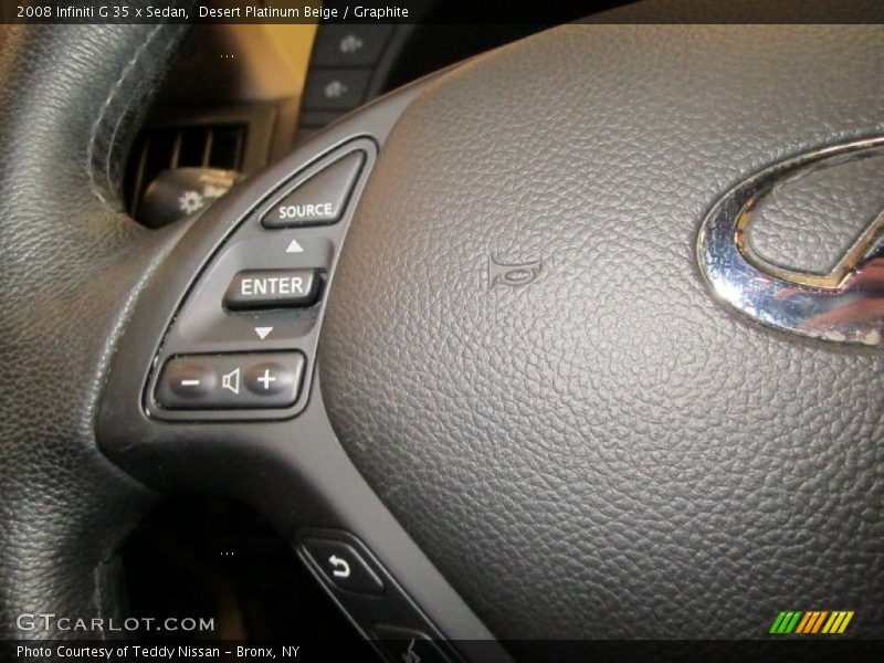 Desert Platinum Beige / Graphite 2008 Infiniti G 35 x Sedan