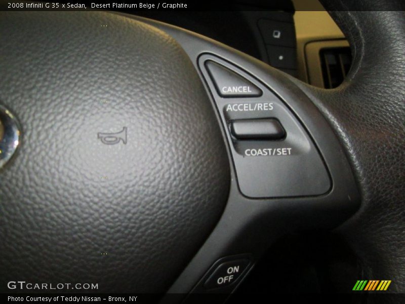 Desert Platinum Beige / Graphite 2008 Infiniti G 35 x Sedan