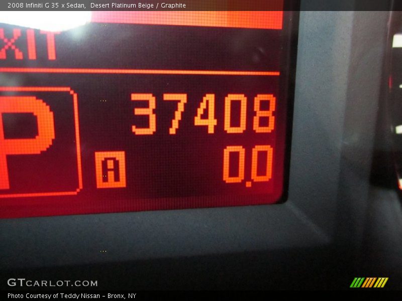 Desert Platinum Beige / Graphite 2008 Infiniti G 35 x Sedan