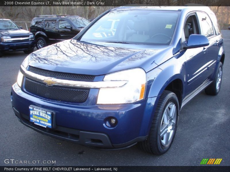 Navy Blue Metallic / Dark Gray 2008 Chevrolet Equinox LT