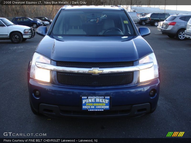 Navy Blue Metallic / Dark Gray 2008 Chevrolet Equinox LT
