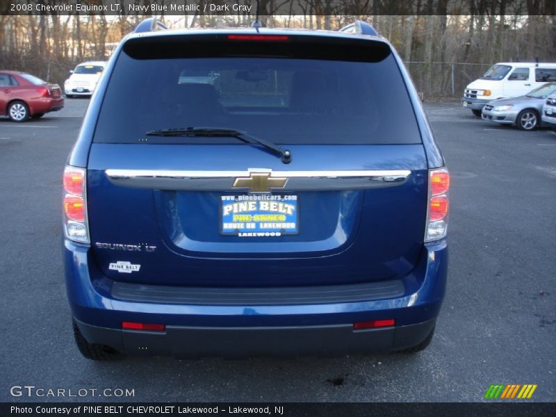 Navy Blue Metallic / Dark Gray 2008 Chevrolet Equinox LT