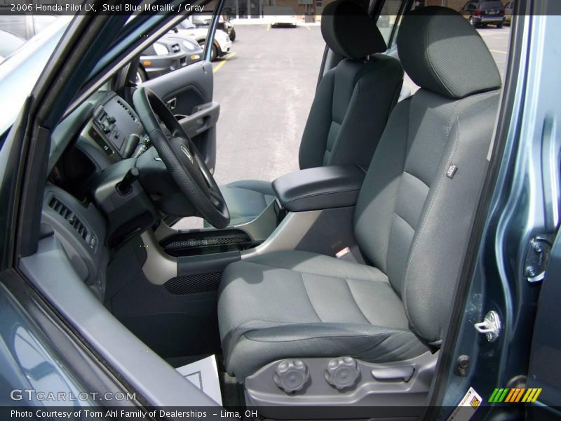 Steel Blue Metallic / Gray 2006 Honda Pilot LX