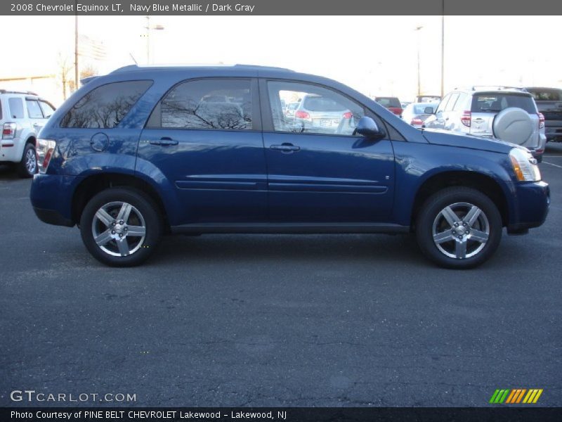 Navy Blue Metallic / Dark Gray 2008 Chevrolet Equinox LT