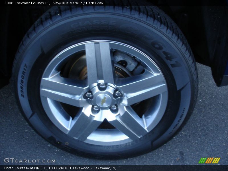 Navy Blue Metallic / Dark Gray 2008 Chevrolet Equinox LT