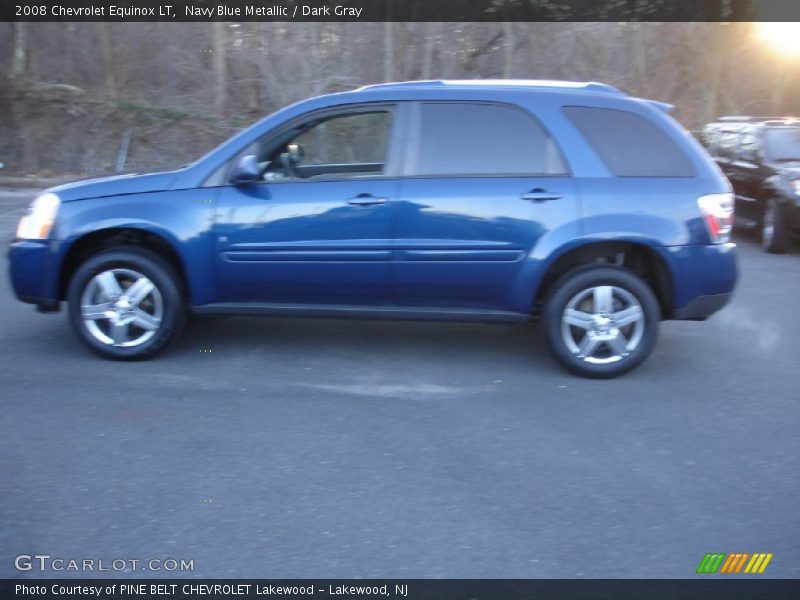 Navy Blue Metallic / Dark Gray 2008 Chevrolet Equinox LT