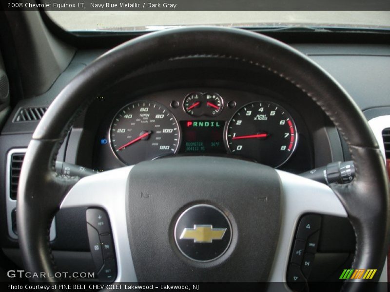 Navy Blue Metallic / Dark Gray 2008 Chevrolet Equinox LT
