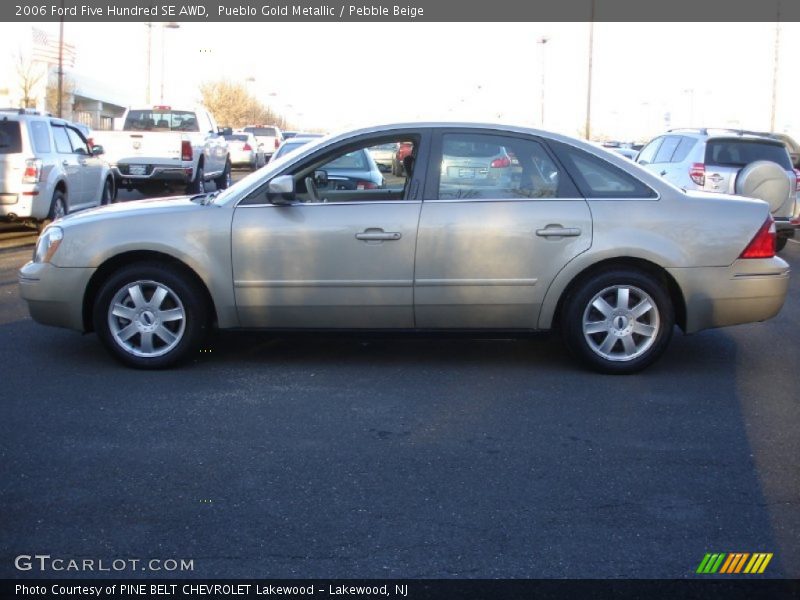 Pueblo Gold Metallic / Pebble Beige 2006 Ford Five Hundred SE AWD