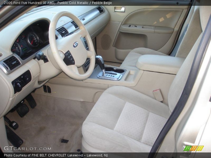 Pueblo Gold Metallic / Pebble Beige 2006 Ford Five Hundred SE AWD