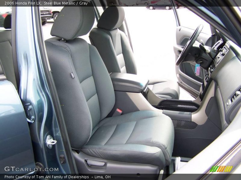 Steel Blue Metallic / Gray 2006 Honda Pilot LX