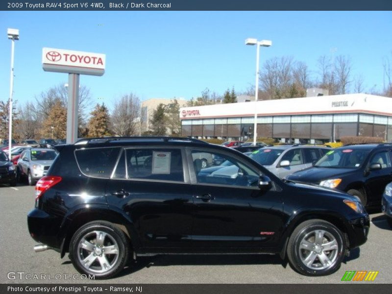 Black / Dark Charcoal 2009 Toyota RAV4 Sport V6 4WD