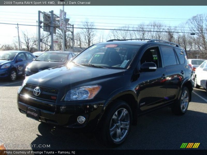 Black / Dark Charcoal 2009 Toyota RAV4 Sport V6 4WD