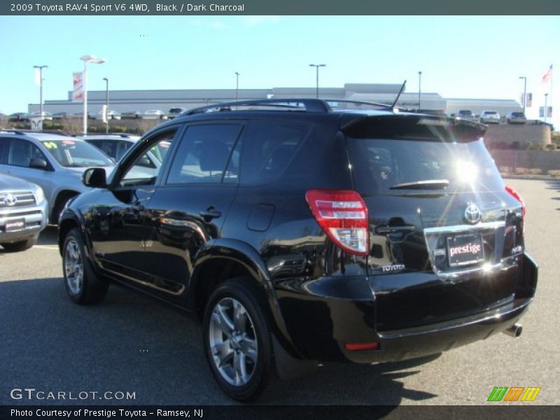 Black / Dark Charcoal 2009 Toyota RAV4 Sport V6 4WD