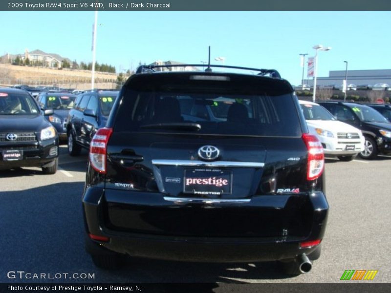 Black / Dark Charcoal 2009 Toyota RAV4 Sport V6 4WD
