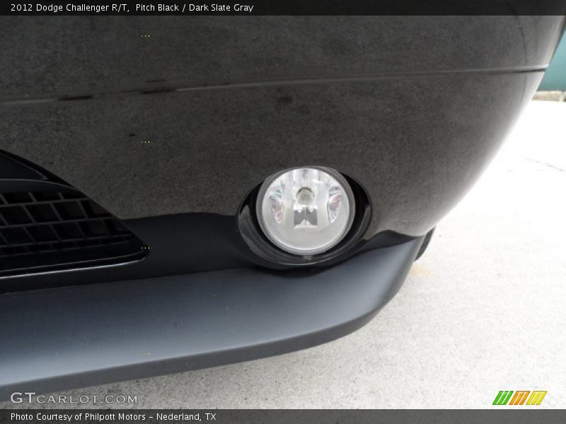 Pitch Black / Dark Slate Gray 2012 Dodge Challenger R/T