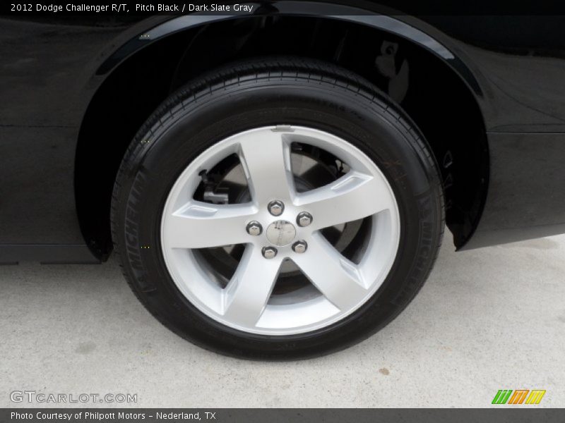 Pitch Black / Dark Slate Gray 2012 Dodge Challenger R/T