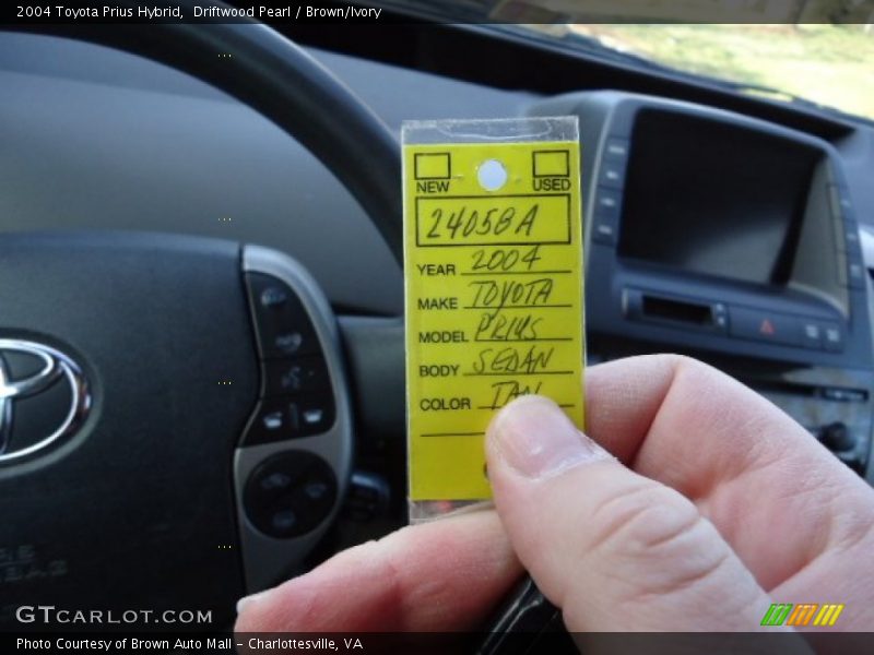 Driftwood Pearl / Brown/Ivory 2004 Toyota Prius Hybrid